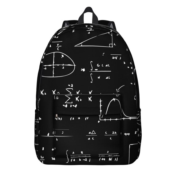 Experiment and Laboratory Backpack, Scientific Formula Design, Biology Student School Bag, Science Rules School Travel Daypack