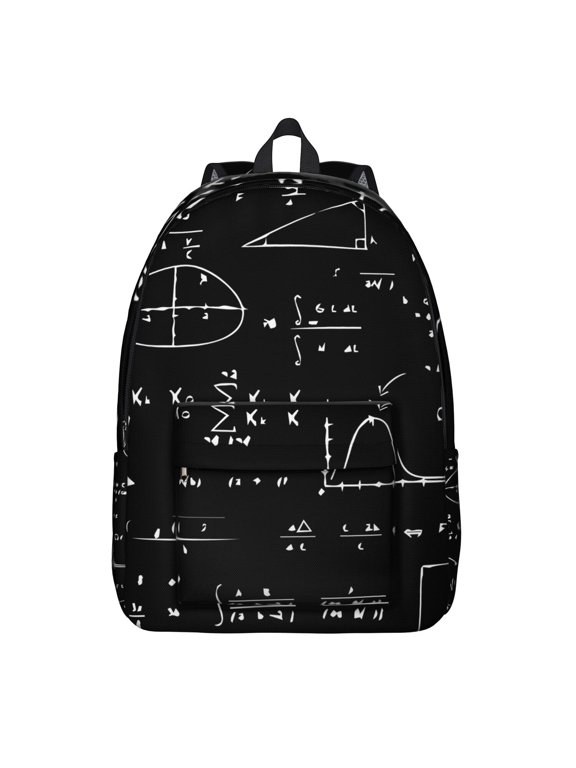 Experiment and Laboratory Backpack, Scientific Formula Design, Biology Student School Bag, Science Rules School Travel Daypack