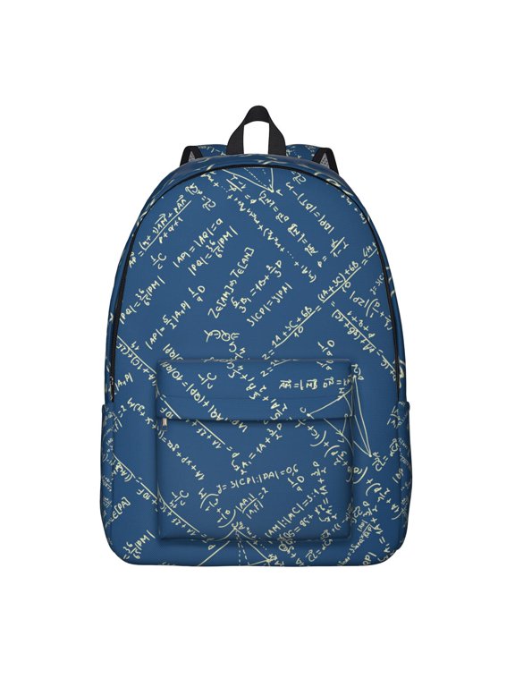 Experiment and Laboratory Backpack, Scientific Formula Design, Biology Student School Bag, Science Rules School Travel Daypack