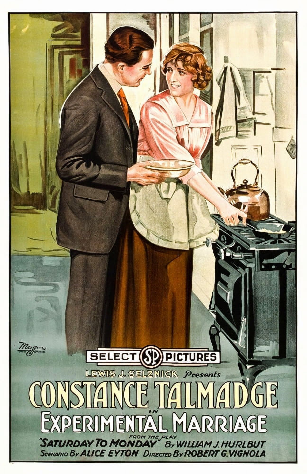 Experimental Marriage Canvas Art - (24 x 36)