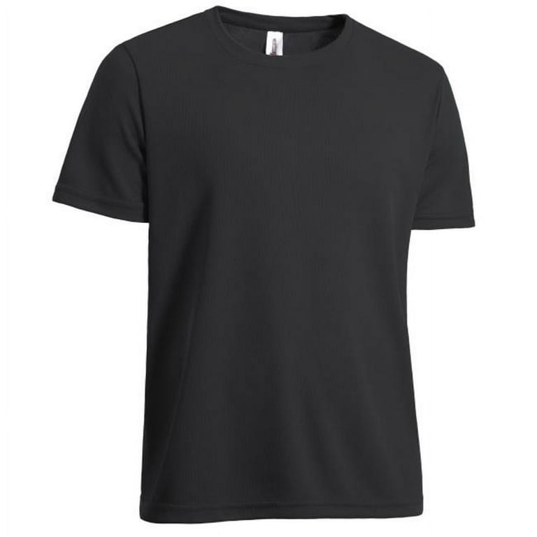 Tech 1P Hi-Crew Neck T-Shirts ブラック Heavyweight T-Shirt - Graphite Black | 7200 | NLA