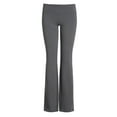 thumbnail image 1 of Expert Brand Women's Activewear Workout Yoga Bell Leggings, Charcoal, 2XL, 1 of 4