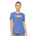 thumbnail image 1 of Expert Brand Women's Airstretch Lite Crescent Tee T-Shirt, Stone Blue, Medium, 1 of 5