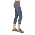 thumbnail image 1 of Expert Brand Women's Airstretch Mid-Rise Capri Leggings, Graphite, XS, 1 of 6