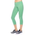 thumbnail image 1 of Expert Brand Women's Airstretch Mid-Rise Capri Leggings, Heather Kelly Green, XS, 1 of 6
