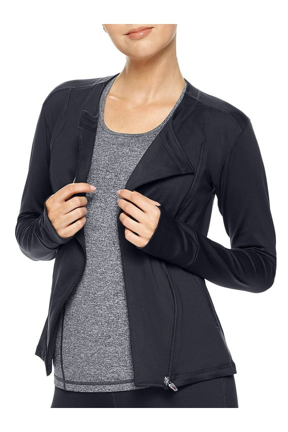 Women's Airstretch Moto Performance Jacket, Black, XS