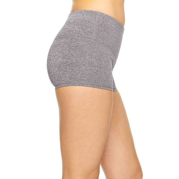 Expert Brand Women's Airstretch Performance Shorts, Heather Charcoal, Medium