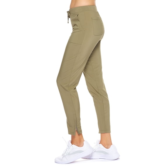 Expert Brand Women's Athletic Performance City Pants, Olive Green, XL