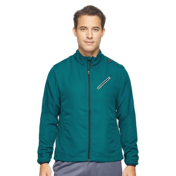 Expert Brand Men's Athletic Performance Running Jacket, Emerald, Large