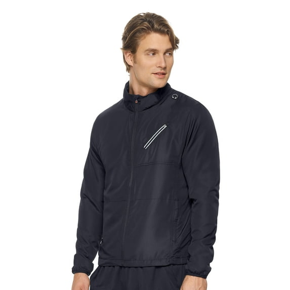 Expert Brand Men's Athletic Performance Running Jacket, Black, 3XL
