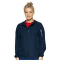 thumbnail image 1 of Expert Brand Women's Athletic Performance Running Jacket, Navy, Large, 1 of 5