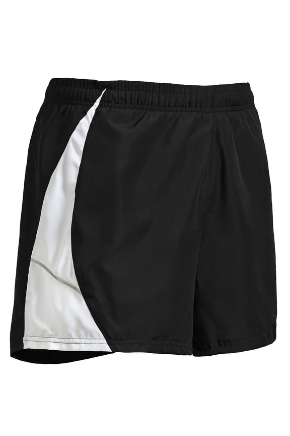 Men's Athletic Performance Sonic Shorts, Black/White, Medium