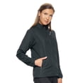 thumbnail image 1 of Expert Brand Women's Athletic Performance Windbreaker Jacket, Black, XL, 1 of 6