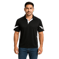 thumbnail image 1 of Expert Brand Men's DriMax™ Athletic Golf Dry Fit Polo, Black, 2XL, 1 of 7