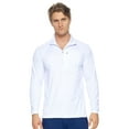 thumbnail image 1 of Expert Brand Men's Drimax Dri Fit Athletic Half Zipper Training Jacket, White, Large, 1 of 5