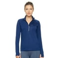 thumbnail image 1 of Expert Brand Women's Drimax Dri Fit Athletic Half Zipper Training Jacket, Navy, XXL, 1 of 5