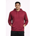 thumbnail image 1 of Expert Brand Men's Fleece Tec Pullover Hoodie Sweater, Cardinal, XL, 1 of 7