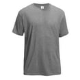 thumbnail image 1 of Expert Brand Men's Heather Performance Crewneck T-Shirt, Heather Black, XXL, 1 of 4