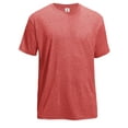thumbnail image 1 of Expert Brand Men's Heather Performance Crewneck T-Shirt, Heather Red, Medium, 1 of 4
