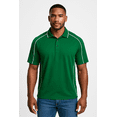 thumbnail image 1 of Expert Brand Men's Oxymesh™ Dry Fit Athletic Malibu Polo Shirt, Forest Green, XXL, 1 of 7
