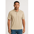 thumbnail image 1 of Expert Brand Men's Oxymesh™ Dry Fit Athletic Polo Shirt, Sand, Small, 1 of 7