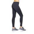 thumbnail image 1 of Expert Brand Women's Mid-Rise Full Length Leggings with Pocket, Black, Large, 1 of 7