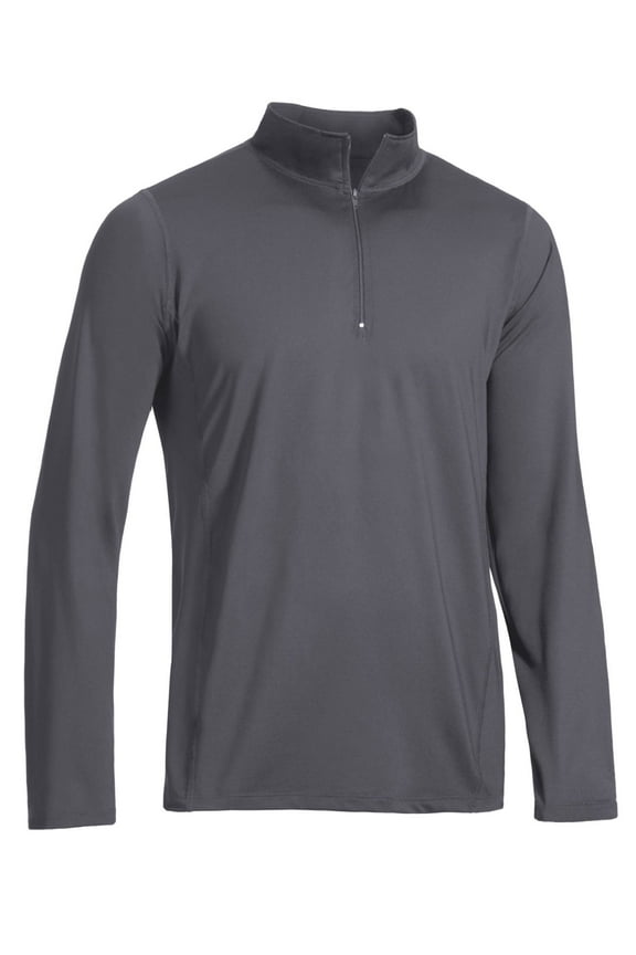 USA-Made Men's 1/4 Zip Athletic Training Top, Charcoal, XL