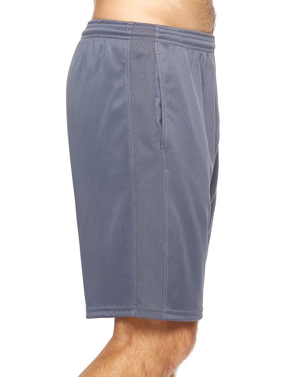 USA-Made Men's Active Lifestyle Shorts, Charcoal, 2XL