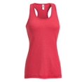 thumbnail image 1 of Expert Brand USA-Made Women's Athletic Heather Racerback Tank Top, Dark Heather Red, Small, 1 of 4