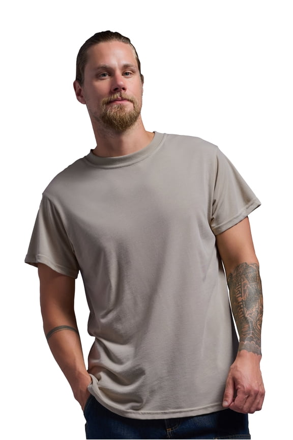 USA-Made Men's DuroSoft™ Outdoor Workwear T-Shirt, Desert, XL