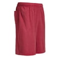 thumbnail image 1 of Expert Brand USA-Made Men's Heather Athletic Shorts, Dark Heather Red, Medium, 1 of 4