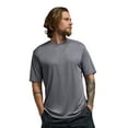 thumbnail image 1 of Expert Brand USA-Made Men's DriMax™ Athletic Crewneck T-Shirt, Steel, S, 1 of 6