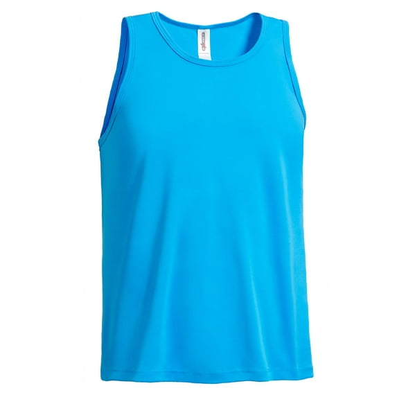 Expert Brand USA-Made Men's DriMax™ Workout Athletic T-Shirt, Safety Blue, S