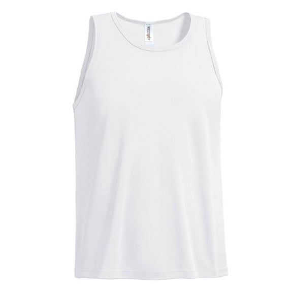 Expert Brand USA-Made Men's DriMax™ Workout Athletic T-Shirt, White, 2XL