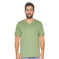 thumbnail image 1 of Expert Brand USA-Made Men's MoCA Cotton Blend V Neck T-Shirt, Meadow, 2XL, 1 of 5