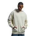 thumbnail image 1 of Expert Brand USA-Made Men's Oversized Heavyweight Cotton Pullover Hoodie, Natural, XXL, 1 of 7