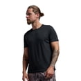 thumbnail image 1 of Expert Brand USA-Made Men's Oxymesh™ Athletic Crewneck T-Shirt, Black, Small, 1 of 6
