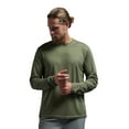 thumbnail image 1 of Expert Brand USA-Made Men's Oxymesh™ Athletic Long Sleeve Shirt, Mediumilitary Green, XL, 1 of 6
