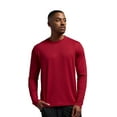 thumbnail image 1 of Expert Brand USA-Made Men's Oxymesh™ Athletic Long Sleeve Shirt, Red, XXL, 1 of 6