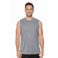 thumbnail image 1 of Expert Brand USA-Made Men's Oxymesh™ Athletic Sleeveless T-Shirt, Steel, 3XL, 1 of 7