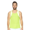 thumbnail image 1 of Expert Brand USA-Made Men's Oxymesh™ Athletic Tank Top, Key Lime/White, Small, 1 of 4