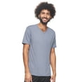 thumbnail image 1 of Expert Brand USA-Made Men's Oxymesh™ Athletic V Neck T-Shirt, Steel, XL, 1 of 4