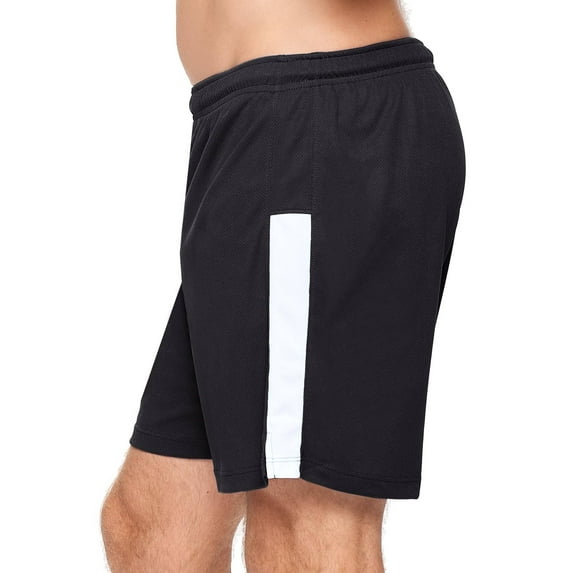 Expert Brand USA-Made Men's Oxymesh™ Fitness Athletic Shorts, Black, XL
