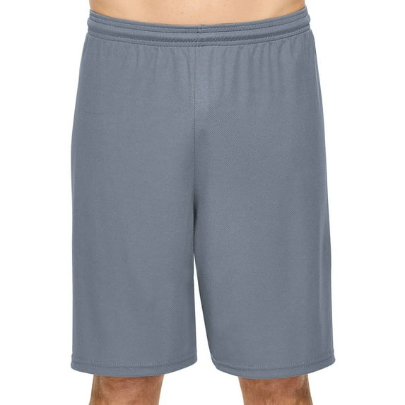 Expert Brand USA-Made Men's Oxymesh™ Training Athletic Shorts, Graphite, Small