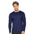 thumbnail image 1 of Expert Brand USA-Made Men's Natural-Feel Jersey Long Sleeve, Navy, Small, 1 of 5