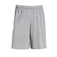 thumbnail image 1 of Expert Brand USA-Made Men's Natural-Feel Jersey Training Shorts, Heather Gray, Small, 1 of 4