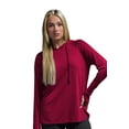 thumbnail image 1 of Expert Brand USA-Made Women's Siro Casual Hoodie, Scarlet, Small, 1 of 6