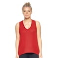 thumbnail image 1 of Expert Brand USA-Made Women's Siro Casual V-Neck Tunic Tank Top, Scarlet, XL, 1 of 8