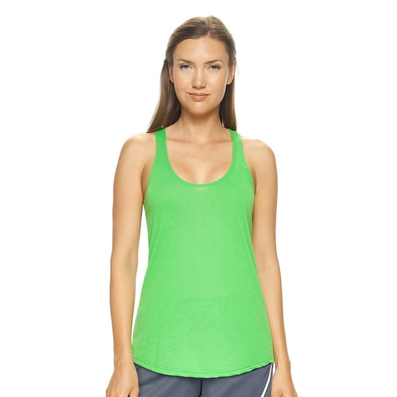 Expert Brand USA-Made Women's TriTec Performance Racerback Tank Top, Kelly Green, 2XL
