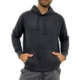 thumbnail image 1 of Expert Brand USA-Made Men's Vintage Style Cotton Hoodie Pullover, Vintage Black, XL, 1 of 6